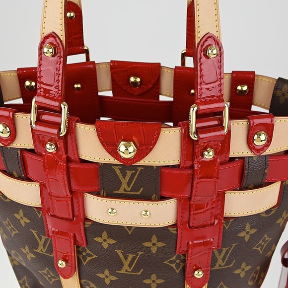 ❤️✨NEO BUCKET✨❤️Louis Vuitton Rubis Red Bucket Bag - Picture 5 of 12